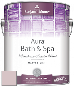 Benjamin Moore Aura 532 Bath & Spa Waterborne Interior Paint Matte Finish краска цвет NCS S 1510-R10B 