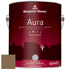Benjamin Moore Aura 631 Waterborne Exterior Satin Finish краска цвет 1043 Blue Ridge Mountains