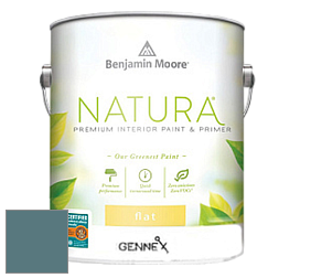 Benjamin Moore 514 Natura Interior Semi-Gloss Finish краска цвет 720 Bella Blue
