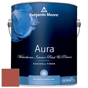 Benjamin Moore Aura 524 Waterborne Interior Eggshell Finish краска цвет 2171-20 Fire Dance