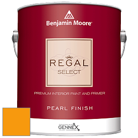 Benjamin Moore 550 Regal Select Waterborne Interior Pearl Finish краска цвет 2018-20 Mandarin Orange