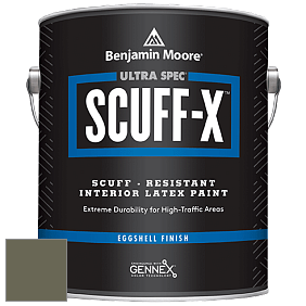 Benjamin Moore 485 Ultra Spec SCUFF-X Interior Eggshell Finish краска цвет 476 Jade Romanesque