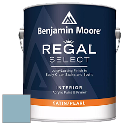 Benjamin Moore 550 Regal Select Waterborne Interior Pearl Finish краска цвет 1663 New Born's Eyes