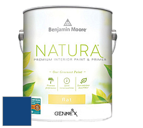 Benjamin Moore 514 Natura Interior Semi-Gloss Finish краска цвет RAL 5010 