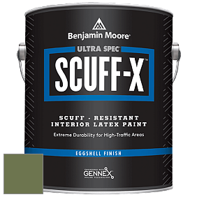 Benjamin Moore 485 Ultra Spec SCUFF-X Interior Eggshell Finish краска цвет 434 Herb Garden