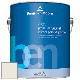 Benjamin Moore Ben W626 Premium Interior Latex Eggshell краска цвет 968 Dune White