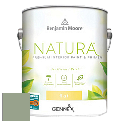 Benjamin Moore 514 Natura Interior Semi-Gloss Finish краска цвет 445 Greenwich Village