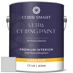 COLOR SMART CS 758 ULTRA CEILING PAINT ультраматовая краска цвет RAL 7047 
