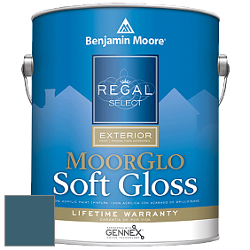 Benjamin Moore W096 Regal Select Exterior Paint-Moor GloSoft Gloss Finish краска цвет 777 Summer Nights