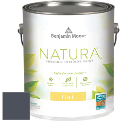 Benjamin Moore 512 Natura Interior Flat Finish матовая краска цвет 833 Evening Sky