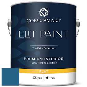 COLOR SMART CS 745 ELIT PAINT глубокоматовая моющаяся краска цвет 2060-20 California Blue