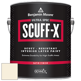 Benjamin Moore 486 Ultra Spec SCUFF-X Interior Satin Finish краска цвет 932 Lemon Chiffon