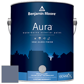 Benjamin Moore Aura 632 Waterborne Exterior Semi-Gloss Finish краска цвет 1427 French Violet