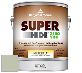 Benjamin Moore 355 Super Hide Zero Voc Interior Flat краска цвет NCS S 2010-G40Y 