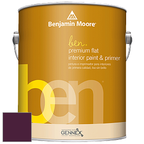 Benjamin Moore Ben W625 Premium Interior Latex Flat краска цвет RAL 4007 