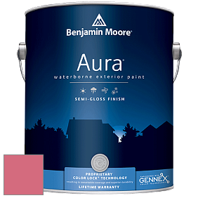 Benjamin Moore Aura 632 Waterborne Exterior Semi-Gloss Finish краска цвет 1328 Deco Rose