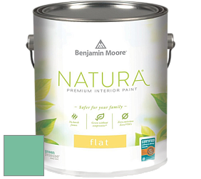 Benjamin Moore 512 Natura Interior Flat Finish матовая краска цвет 592 Rosamilia Green
