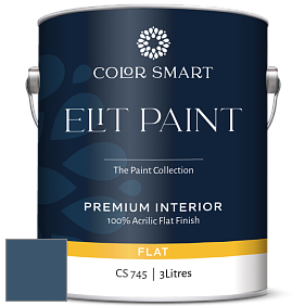 COLOR SMART CS 745 ELIT PAINT глубокоматовая моющаяся краска цвет 2061-20 Champion Cobalt
