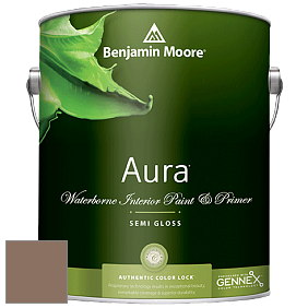 Benjamin Moore Aura 528 Waterborne Interior Semi-gloss Finish краска цвет AF-160 