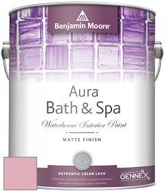 Benjamin Moore Aura 532 Bath & Spa Waterborne Interior Paint Matte Finish краска цвет NCS S 1030-R20B 