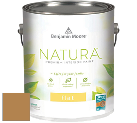 Benjamin Moore 512 Natura Interior Flat Finish матовая краска цвет 196 Goldenhurst