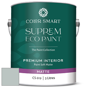 COLOR SMART CS 619 SUPREM ECO PAINT матовая краска цвет NCS S 2005-B80G 