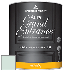 Benjamin Moore Aura 148 Grand Entrance High Gloss эмаль цвет 843 Taffeta Green