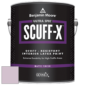 Benjamin Moore 484 Ultra Spec SCUFF-X Interior Matte Finish краска цвет 1375 Hidden Sanctuary