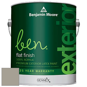 Benjamin Moore Ben 541 Waterborne Exterior Flat Finish краска цвет 1552 River Reflections