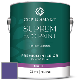 COLOR SMART CS 619 SUPREM ECO PAINT матовая краска цвет NCS S 3555-R60B 