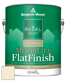 Benjamin Moore W105 Regal Select Exterior Paint-MoorLife Flat Finish краска цвет 934 Light as a Feather