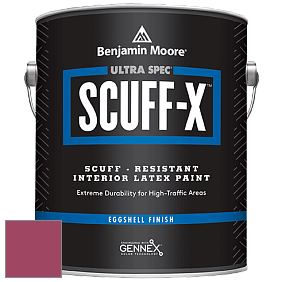 Benjamin Moore 485 Ultra Spec SCUFF-X Interior Eggshell Finish краска цвет 2078-20 Raspberry Glaze