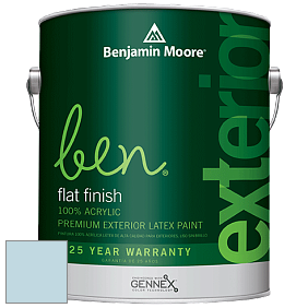 Benjamin Moore Ben 541 Waterborne Exterior Flat Finish краска цвет 834 Bright and Early