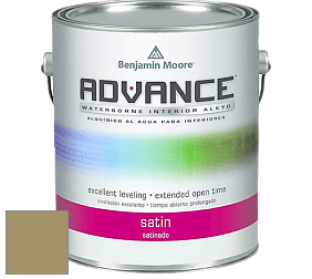 Benjamin Moore 792 Advance Interior Paint-Satin эмаль цвет 524 Hiking Path