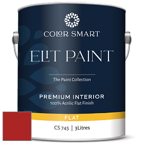 COLOR SMART CS 745 ELIT PAINT глубокоматовая моющаяся краска цвет RAL 3000 
