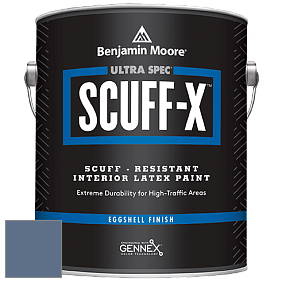 Benjamin Moore 485 Ultra Spec SCUFF-X Interior Eggshell Finish краска цвет 832 Blue Heron