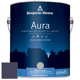 Benjamin Moore Aura 632 Waterborne Exterior Semi-Gloss Finish краска цвет 2068-10 Majestic Violet
