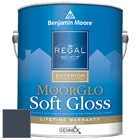 Benjamin Moore W096 Regal Select Exterior Paint-Moor GloSoft Gloss Finish краска цвет 2061-10 Deep Royal