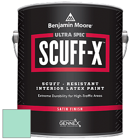 Benjamin Moore 486 Ultra Spec SCUFF-X Interior Satin Finish краска цвет 612 Hills of Ireland