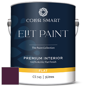 COLOR SMART CS 745 ELIT PAINT глубокоматовая моющаяся краска цвет RAL 4007 