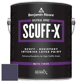 Benjamin Moore 484 Ultra Spec SCUFF-X Interior Matte Finish краска цвет 2068-10 Majestic Violet