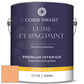 COLOR SMART CS 758 ULTRA CEILING PAINT ультраматовая краска цвет 2015-40 Peach Sorbet