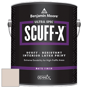 Benjamin Moore 484 Ultra Spec SCUFF-X Interior Matte Finish краска цвет 988 Frosted Toffee
