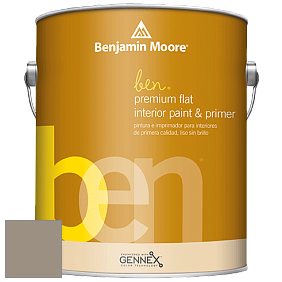 Benjamin Moore Ben W625 Premium Interior Latex Flat краска цвет AF-155 