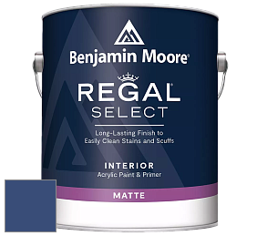 Benjamin Moore 548 IRegal Select Interior Paint - Matte краска цвет 2066-10 Blue