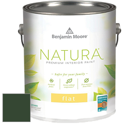 Benjamin Moore 512 Natura Interior Flat Finish матовая краска цвет RAL 6020 