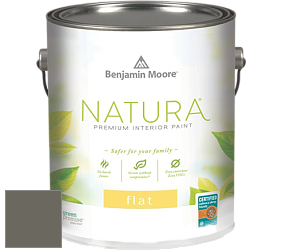 Benjamin Moore 512 Natura Interior Flat Finish матовая краска цвет RAL 7039 