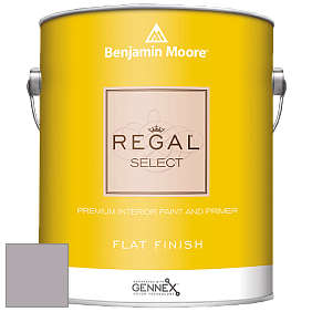 Benjamin Moore 547 Regal Select Waterborne Interior Flat Finish краска цвет 1446 Dusk to Dawn