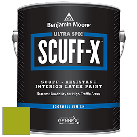 Benjamin Moore 485 Ultra Spec SCUFF-X Interior Eggshell Finish краска цвет 2027-10 Dark Lime