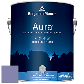 Benjamin Moore Aura 632 Waterborne Exterior Semi-Gloss Finish краска цвет 1406 Purple Heart